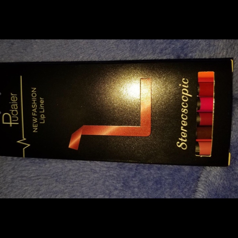 12 set color lipliner waterproof matte velvet feel